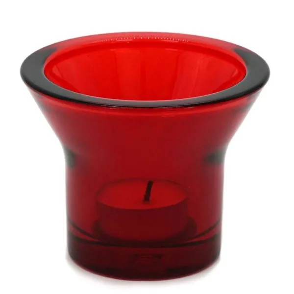 Born in Sweden Kerzenleuchter Lumi Teelichthatler Rot