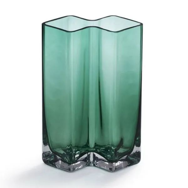 Born in Sweden Vase Row Grün (2 Kammern)