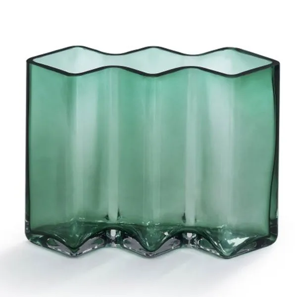 Born in Sweden Vase Row Grün (3 Kammern)