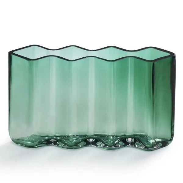 Born in Sweden Vase Row Grün (4 Kammern)