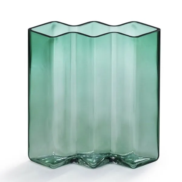 Born in Sweden Vase Row Grün Hoch (3 Kammern)