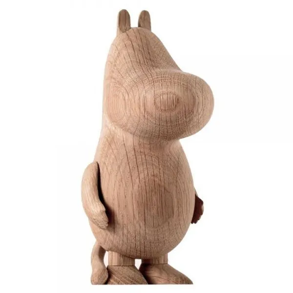 Boyhood Dekorationsobjekt Moomintroll Eichenholz Natur (10cm)