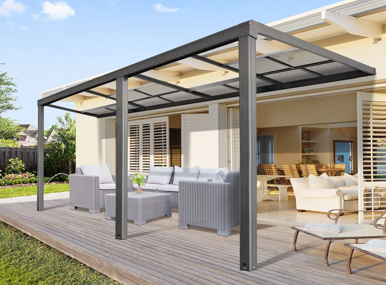 Terrassenüberdachung, "Veranda"Slide-roof", ca. 3 x 3 m - Veranda Extension