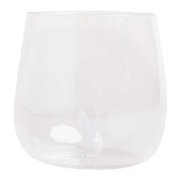 Eulenschnitt Trinkglas Hase (420ml)