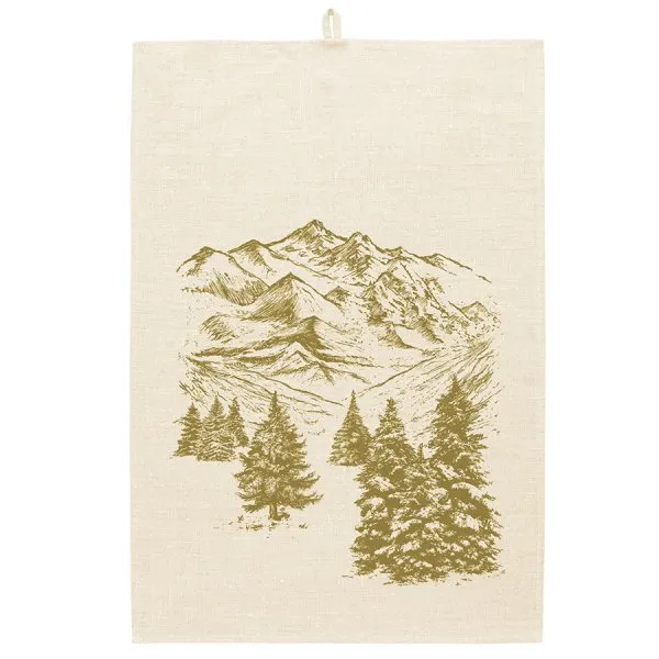 Frohstoff Geschirrtuch Bergland Pine Olive