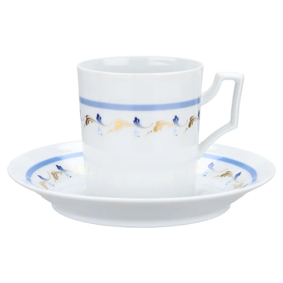 Kaffeetasse mit Untere - Fürstenberg Form 683 Herzog Ferdinand Anna Amalia 3504