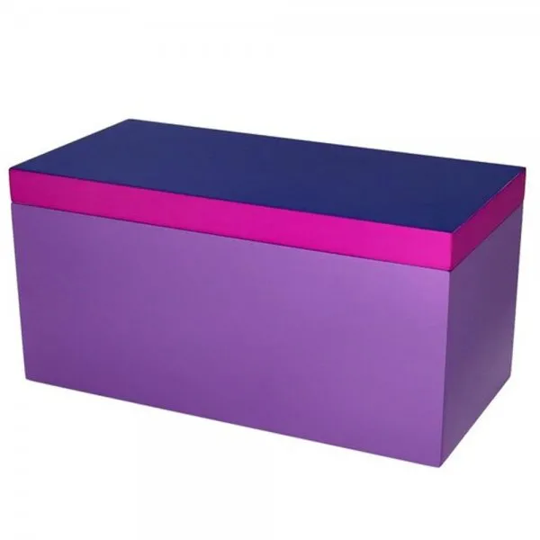 Gift Company Aufbewahrungsbox Neo Rechteckig Lila Blau (13x26x13cm)