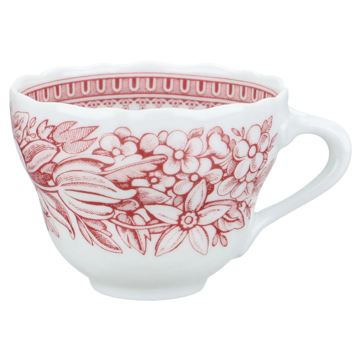Kaffeetasse - Hutschenreuther Maria Theresia Windsor Rot