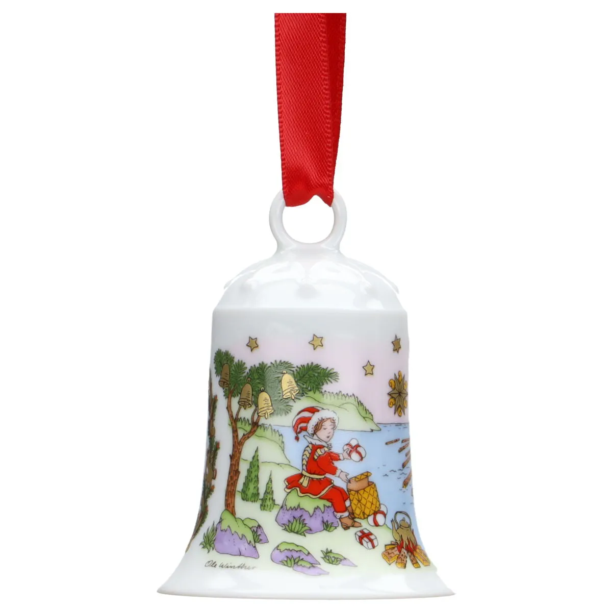 Weihnachtsglocke 1998 - Flößerland - Hutschenreuther Weihnachtsartikel Weihnachtsglocken ohne OVP