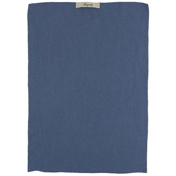 Ib Laursen Handtuch Mynte Gestrickt Cornflower