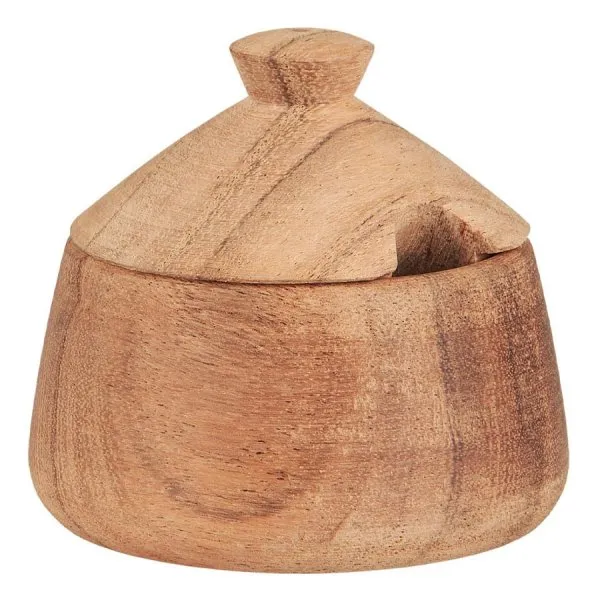 Ib Laursen Salzgefäß mit Deckel Akazienholz