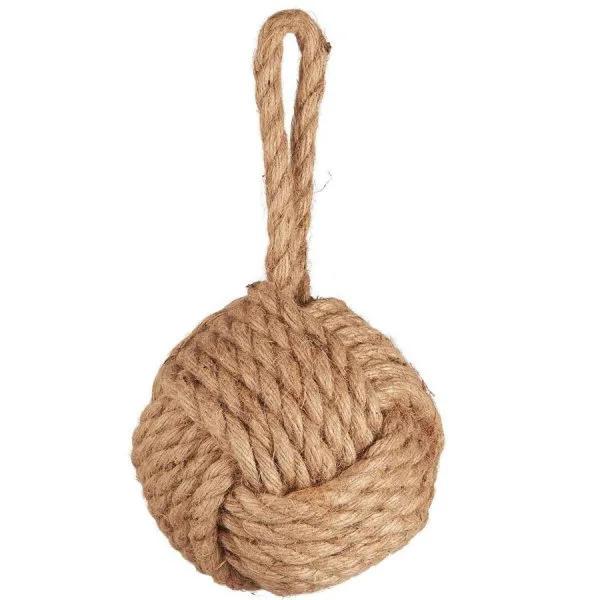 Ib Laursen Türstopper Schiffstau Knoten Jute (37cm)