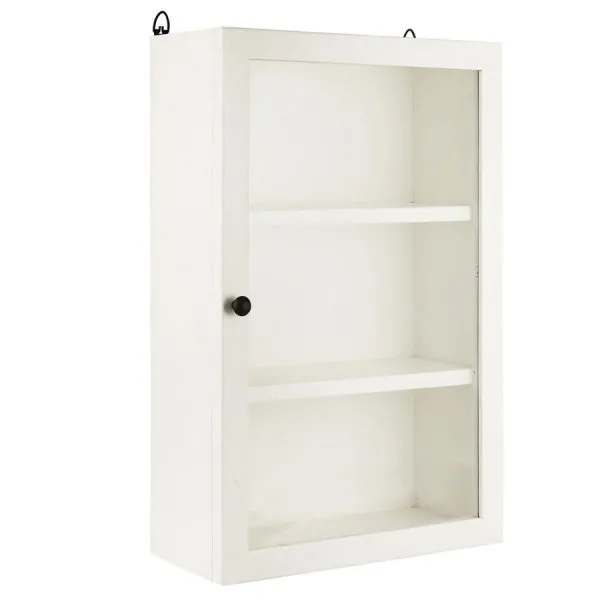 Ib Laursen Wandregal mit Glastür Unika Weiß