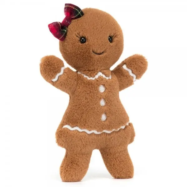 Jellycat Kuscheltier Lebkuchenfrau Jolly Gingerbread Ruby (18cm)