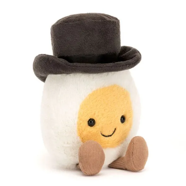 Jellycat Kuscheltier gekochtes Ei Amuseable Boiled Egg Bräutigam (14cm)