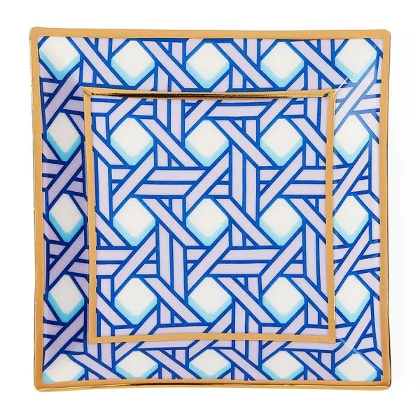 Jonathan Adler Ablageschale Basketweave Square Tray