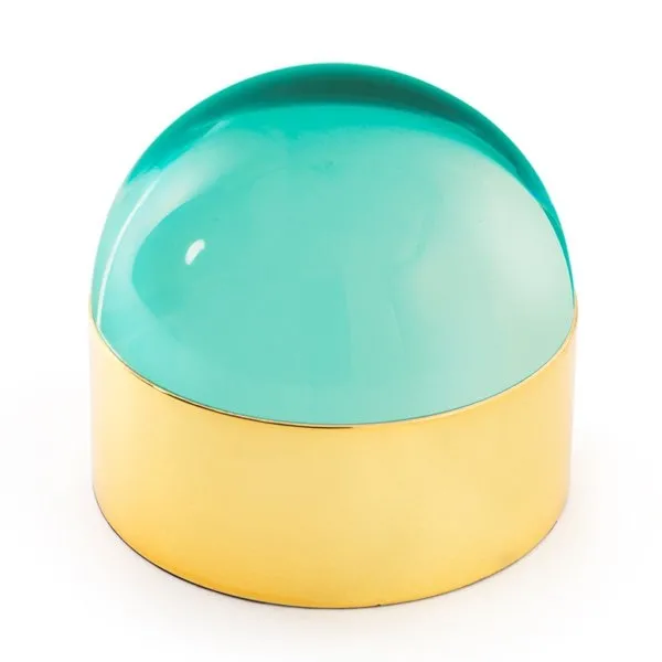 Jonathan Adler Dose Globo Box Grün (Medium)