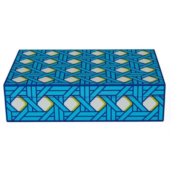 Jonathan Adler Schmuckkasten Lacquer Basketweave Box (Large)