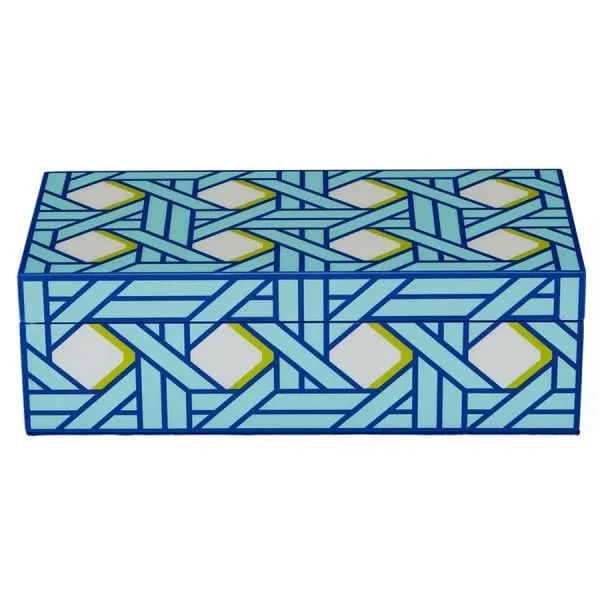 Jonathan Adler Schmuckkasten Lacquer Basketweave Box (Small)