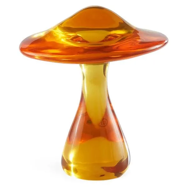 Jonathan Adler Skulptur Pilz Acrylic Mushroom Orange (34cm)