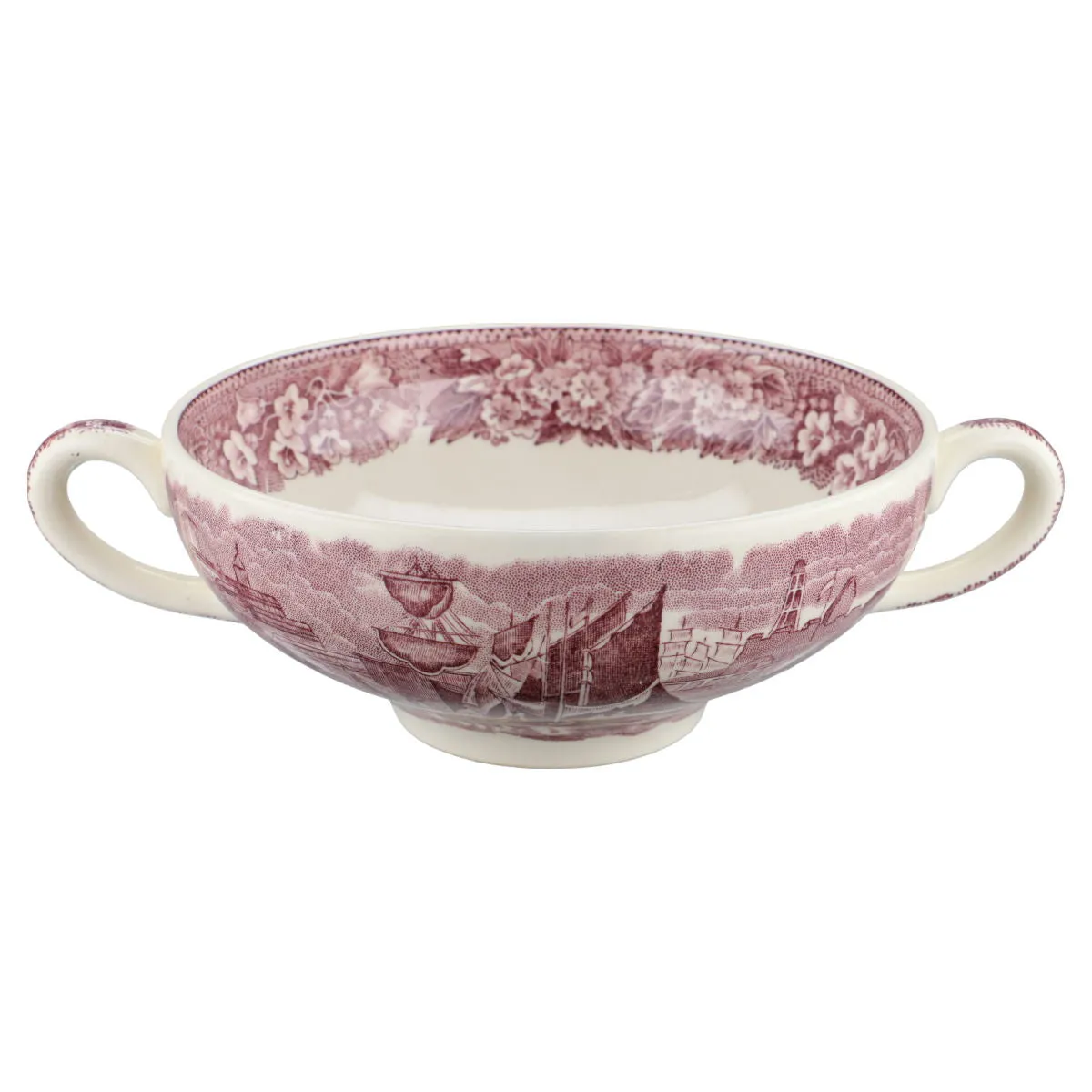 Suppentasse - Wedgwood Ferrara violett