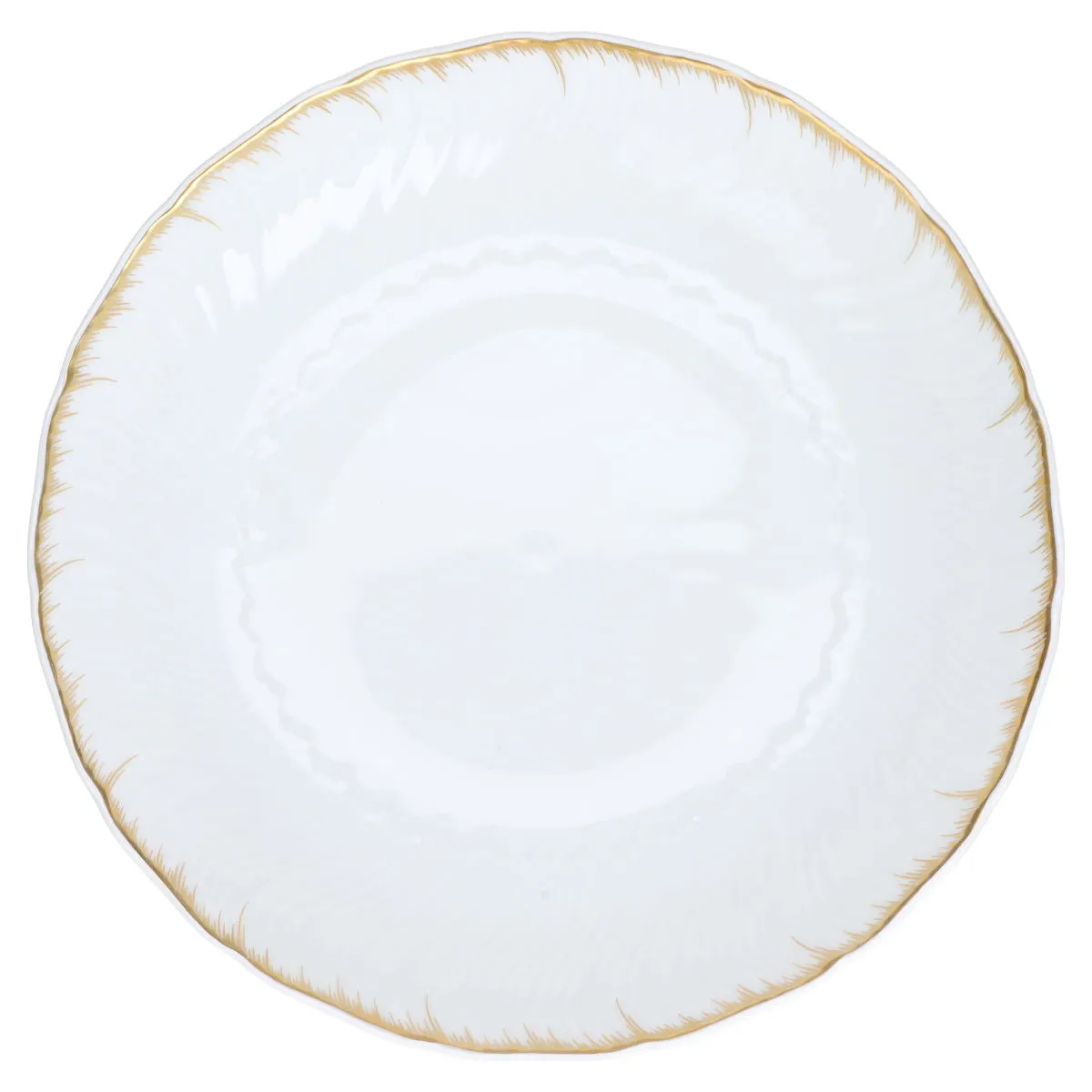 Suppenteller - Royal Tettau Form Venus Gold geflammt 2528