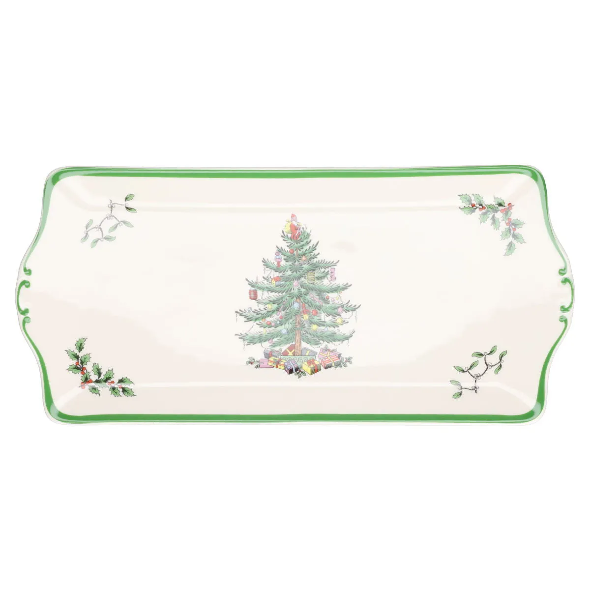 Königskuchenplatte - Spode Copeland Christmas Tree