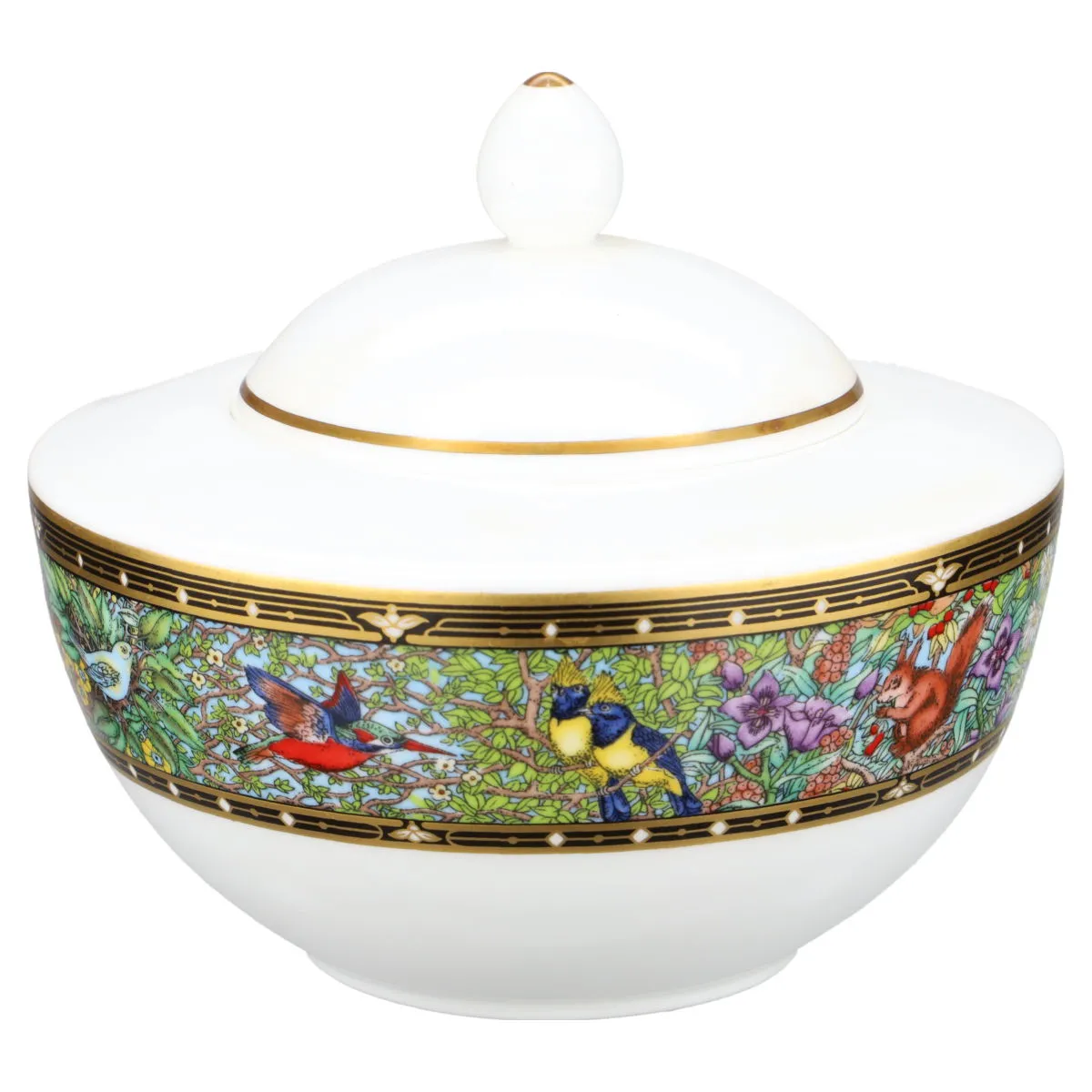 Zuckerdose - Villeroy & Boch Heinrich Vie Sauvage - Birds in Branches