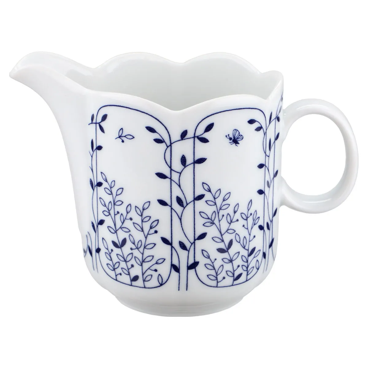 Milchkännchen klein - Tirschenreuth Fleur Blätterzauber - Blau