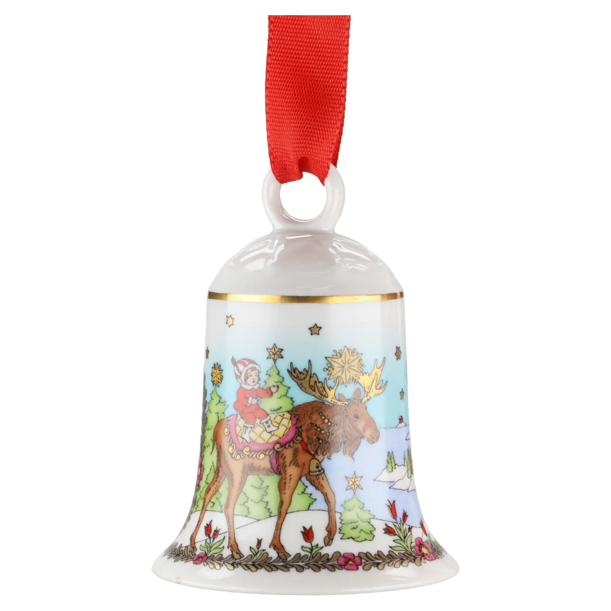 Weihnachtsglocke 2005 - Land der 1000 Seen - Hutschenreuther Weihnachtsartikel Weihnachtsglocken ohne OVP