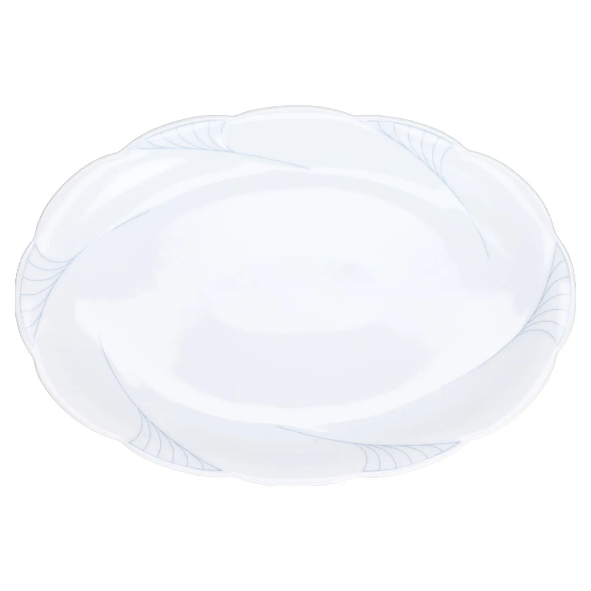 Fleischplatte mittelgroß - Seltmann Weiden Cornelia blaue Linie - 28460