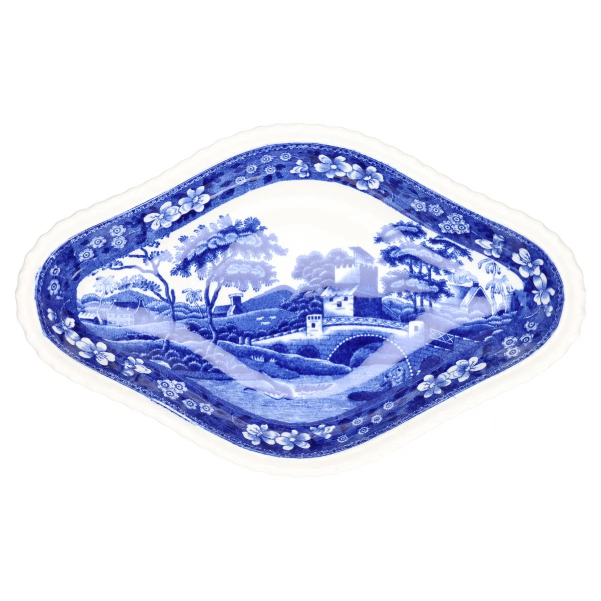 Salinoschale Beilagenschale - Spode Copeland Blue Tower