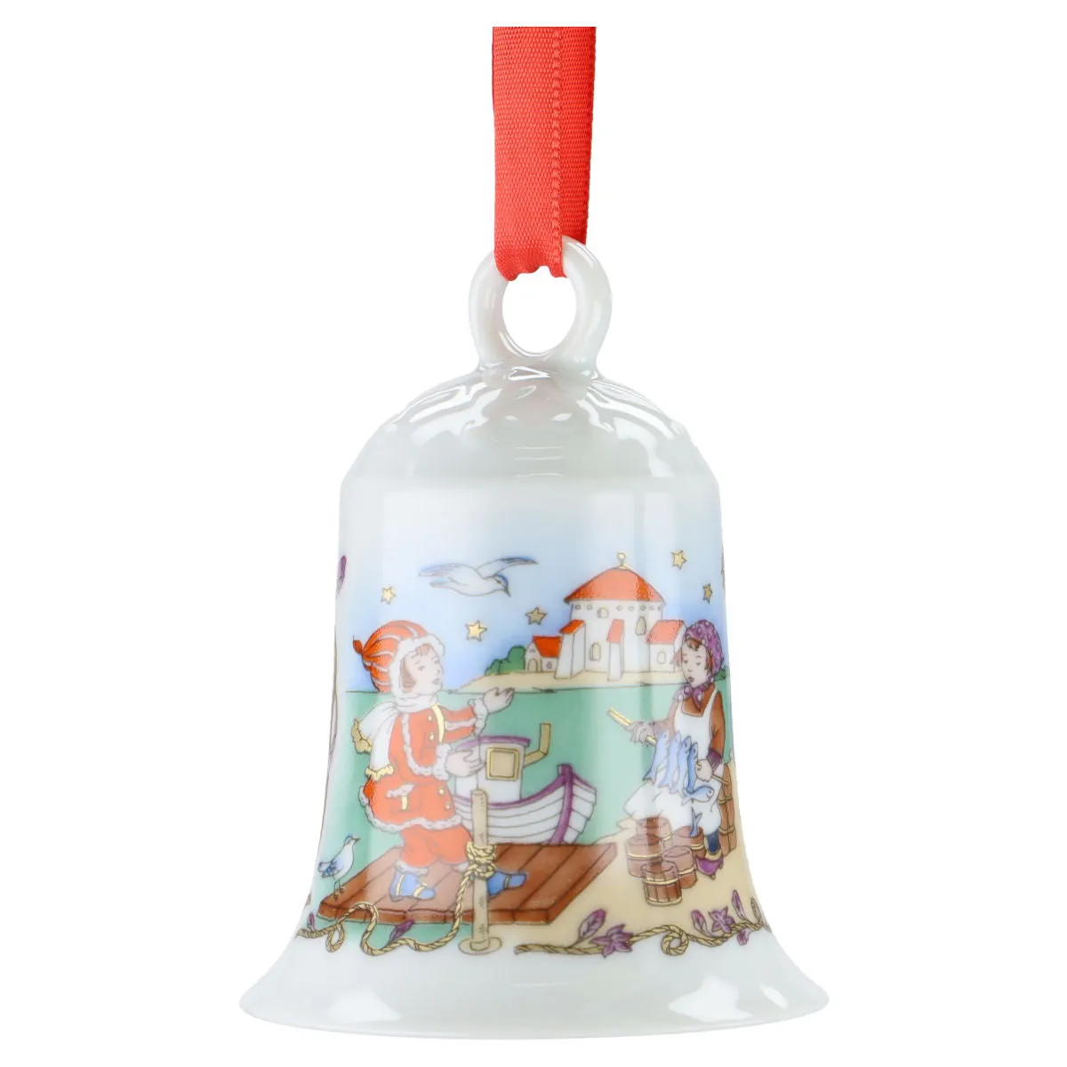 Weihnachtsglocke 1994 - Ostseeinsel - Hutschenreuther Weihnachtsartikel Weihnachtsglocken ohne OVP