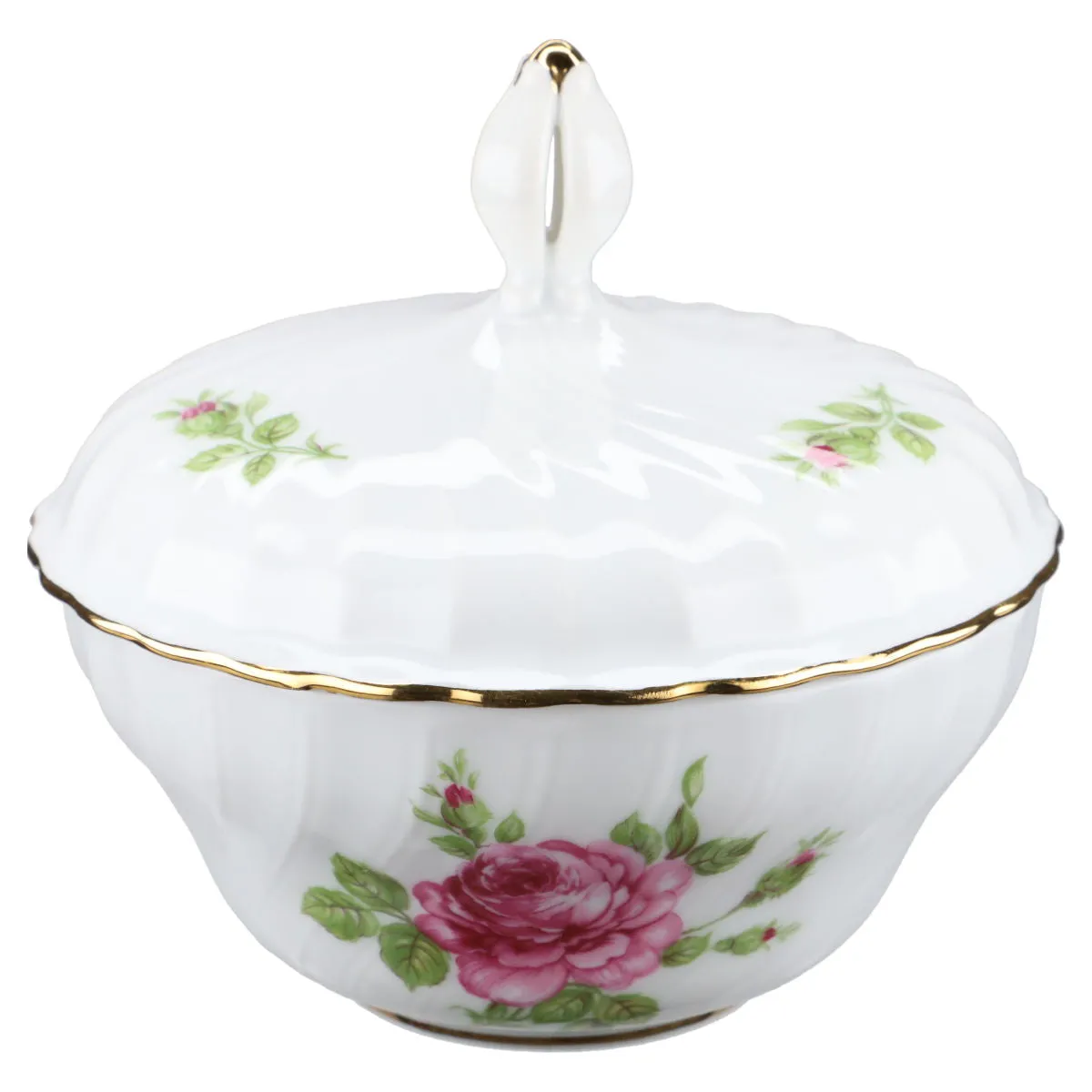 Zuckerdose - Royal Tettau Annette Rote Rose 2421