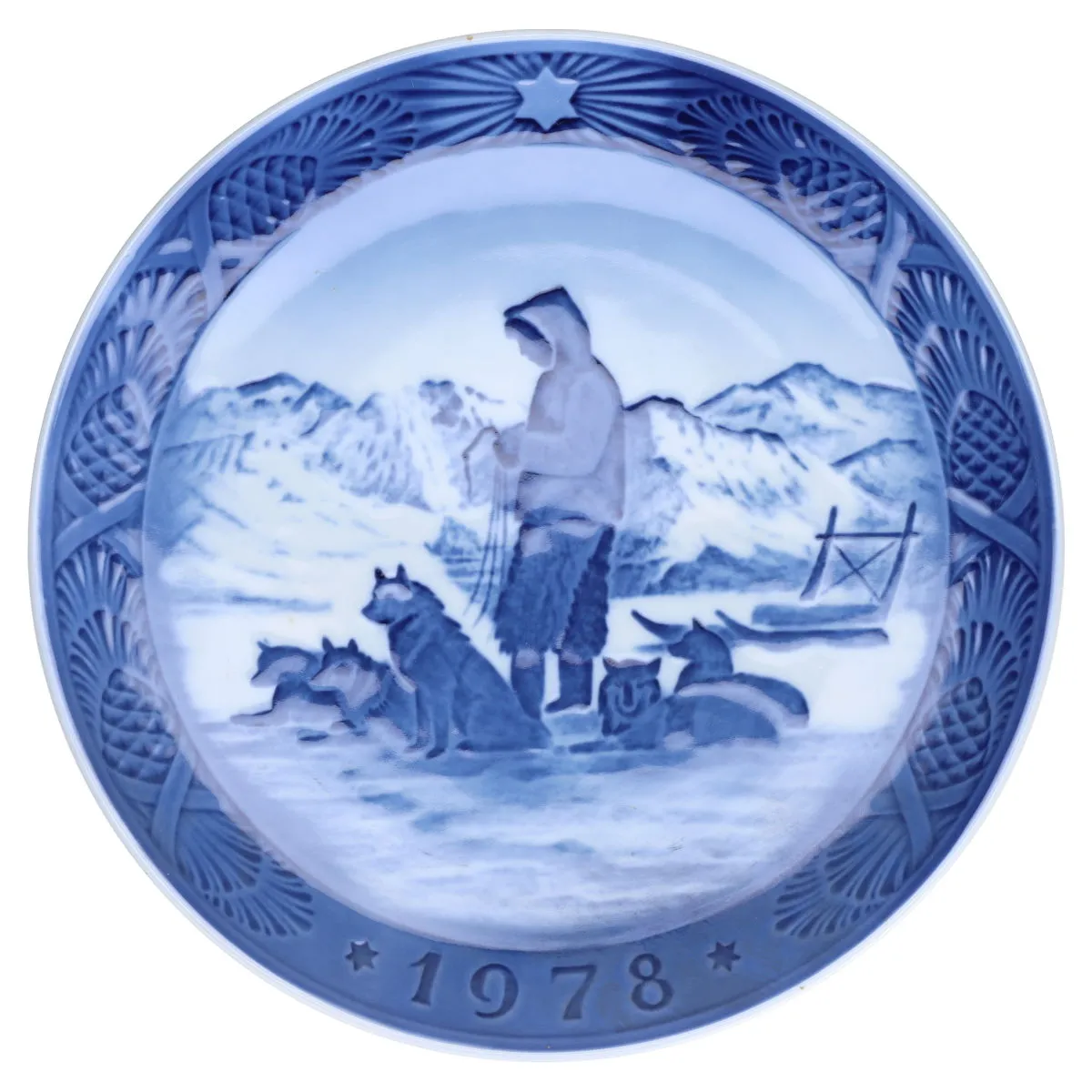 Weihnachtsteller 1978 - Greenland Scenery - Royal Copenhagen Weihnachtsteller