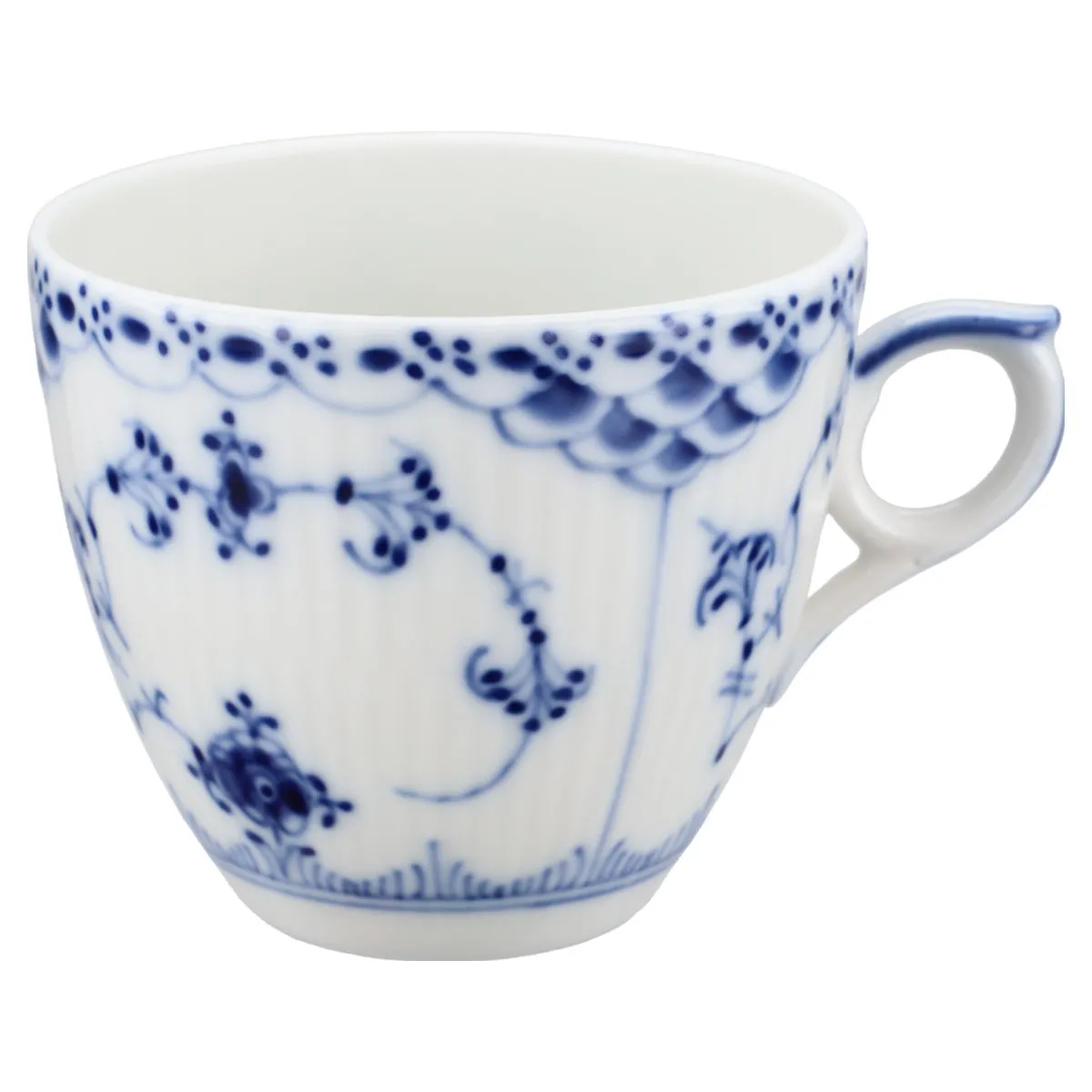 Kaffeetasse Modell 756 - Royal Copenhagen Musselmalet Halbspitze I. Wahl