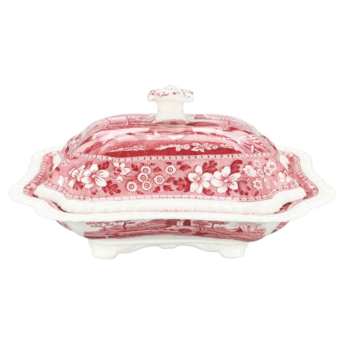 Servierterrine - Spode Copeland Pink Tower