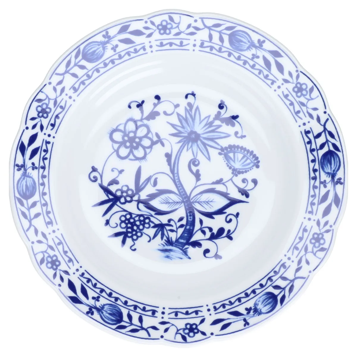 Suppenteller - Triptis Porzellan Zwiebelmuster