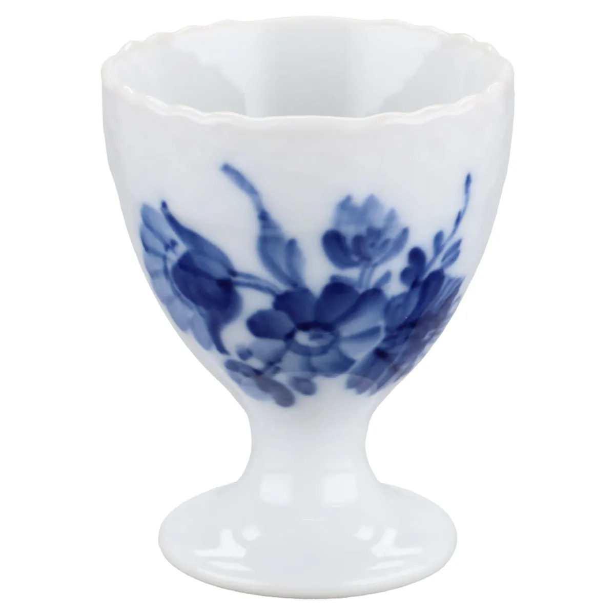 Eierbecher auf Fuß Modell1568 - Royal Copenhagen Blaue Blume geschweift  II. Wahl