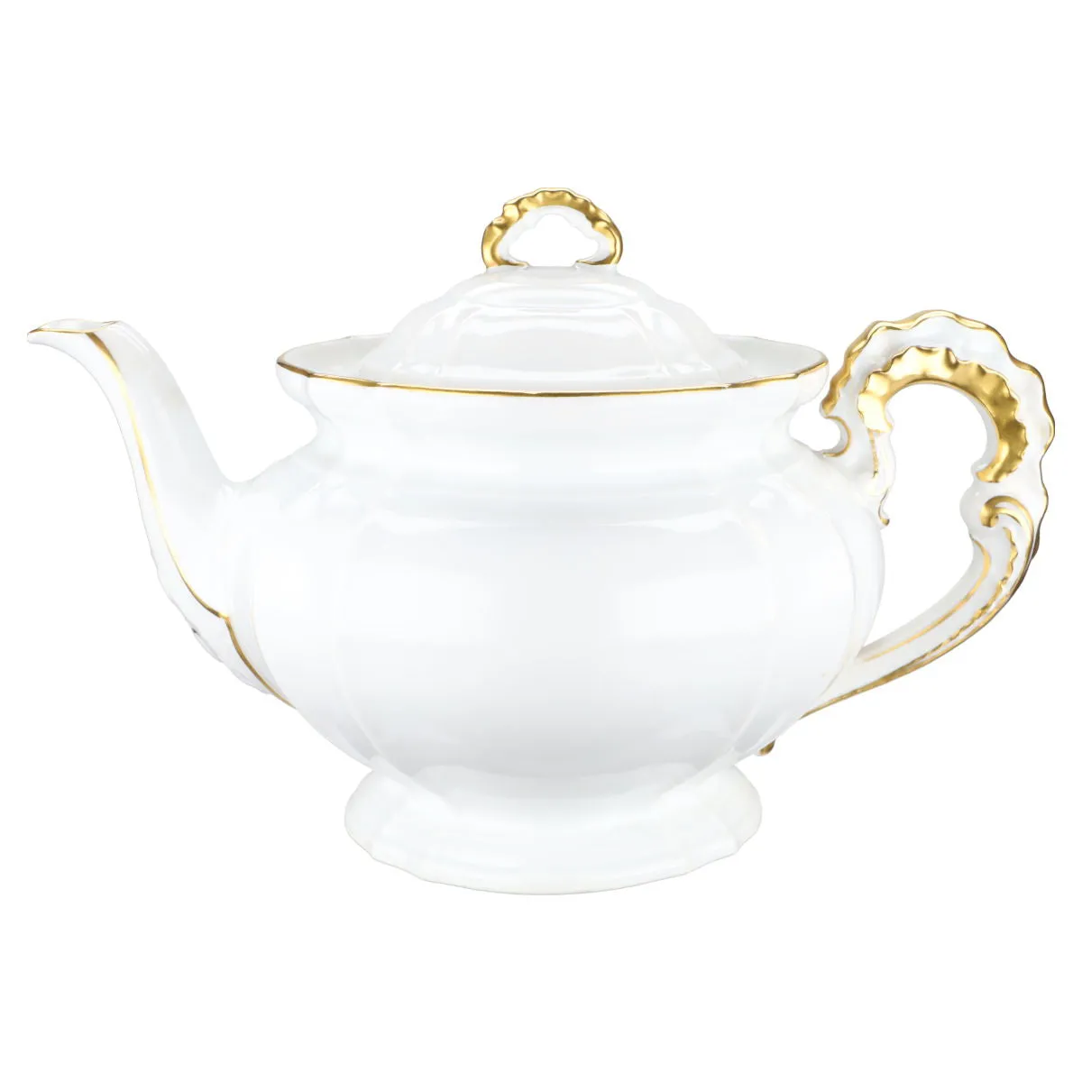 Teekanne groß - Fürstenberg Anna Carina Goldrand 2007