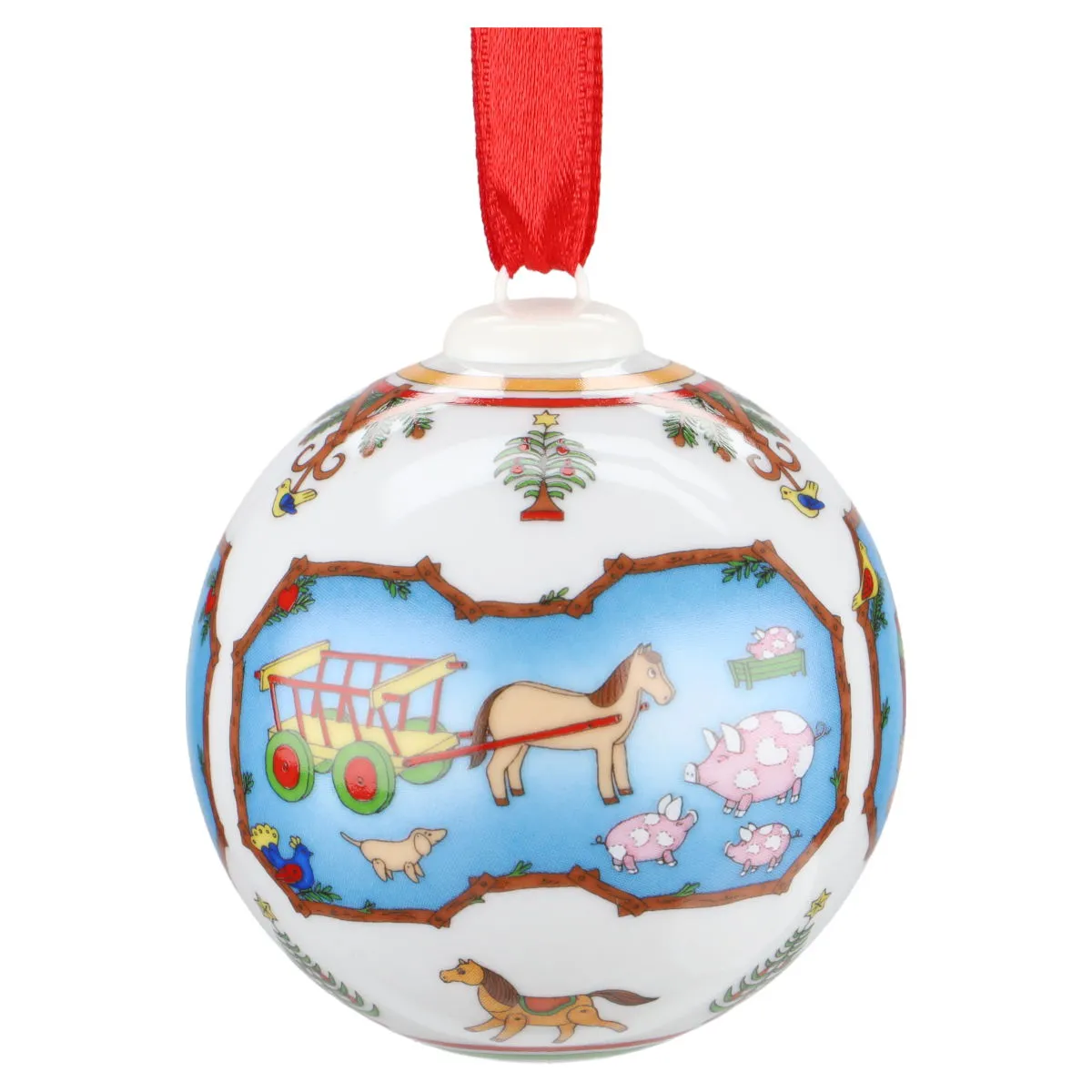 Weihnachtskugel 2006 - Holzspielzeug - Hutschenreuther Weihnachtsartikel Weihnachtskugeln mit OVP