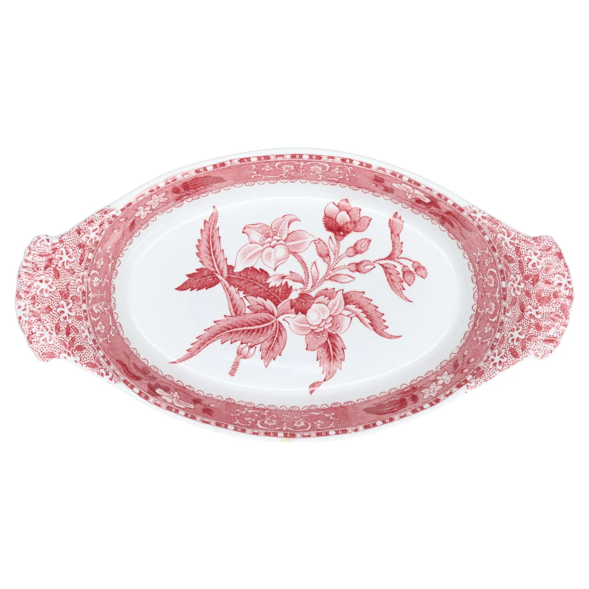Omelettpfanne klein oval - Spode Copeland Pink Camilla