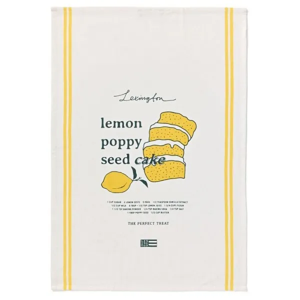 LEXINGTON Geschirrtuch Lemon Poppy Org Zitrone (50x70cm)