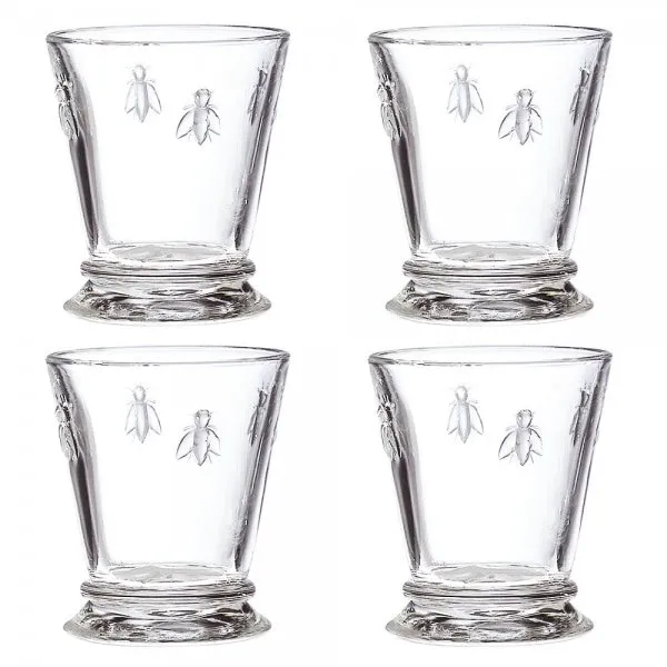 La Rochère Trinkgläser Set Gobelet Abeille Klar (4-teilig) (260ml)