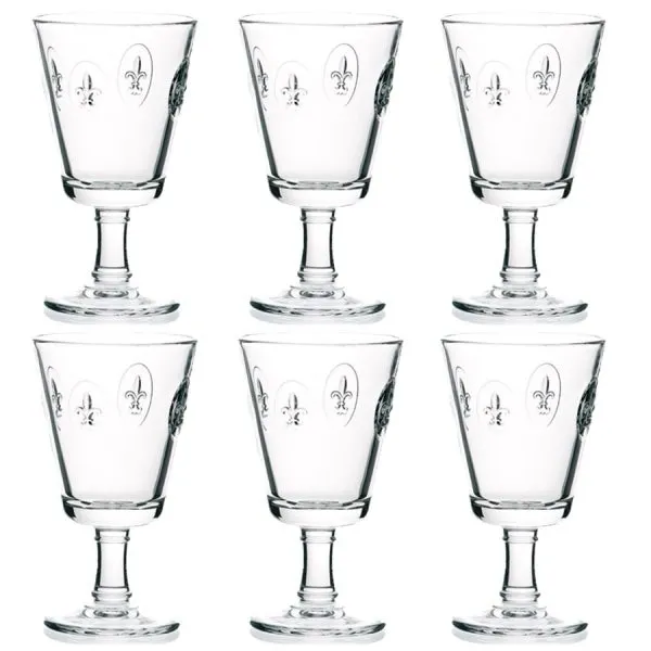 La Rochère Weinglas Fleur de Lys Lilie 24cl (6er-Set)