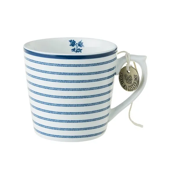 Laura Ashley Henkelbecher Blueprint Candy Stripe (Klein)