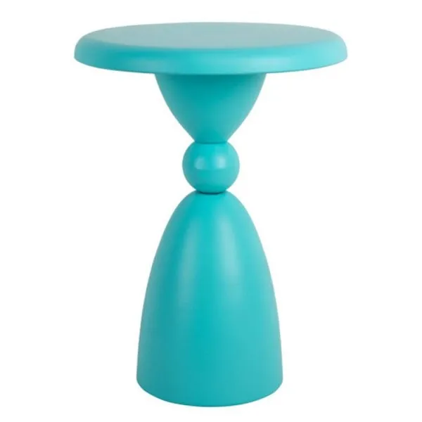 Leitmotiv Beistelltisch Side Table Folly Outdoor Turquoise Blue
