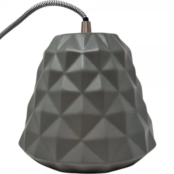 Leitmotiv Hängellampe Cast Mini Grau (16,5cm)