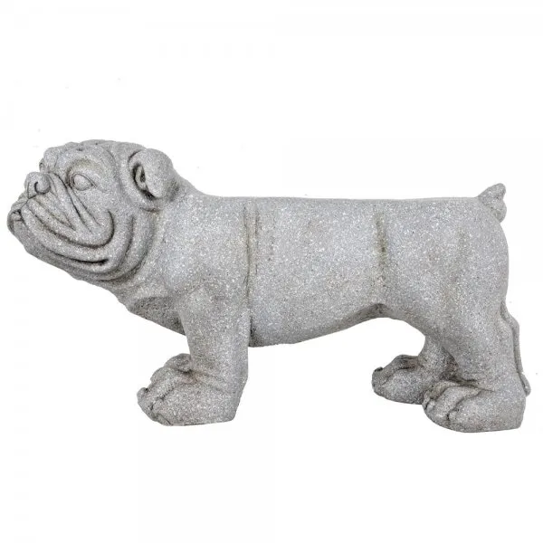 Leitmotiv Hocker Bank Outdoor Bulldogge Dark Grey