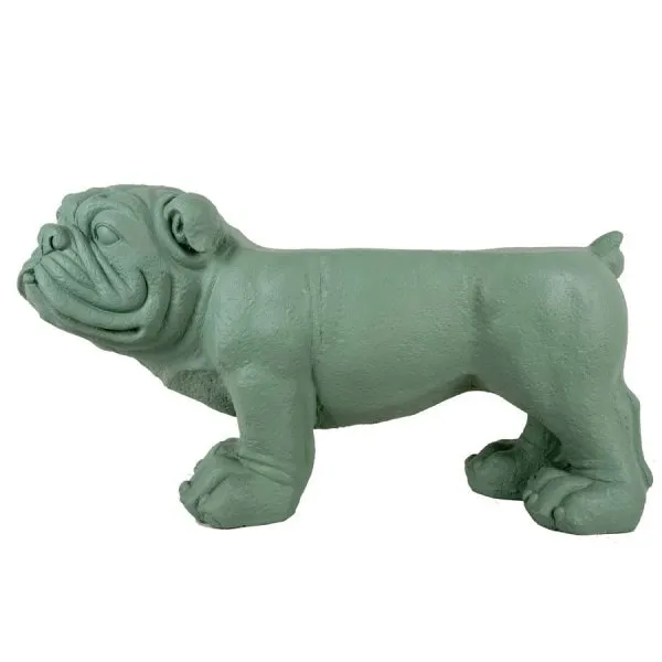 Leitmotiv Hocker Bank Outdoor Bulldogge Grün